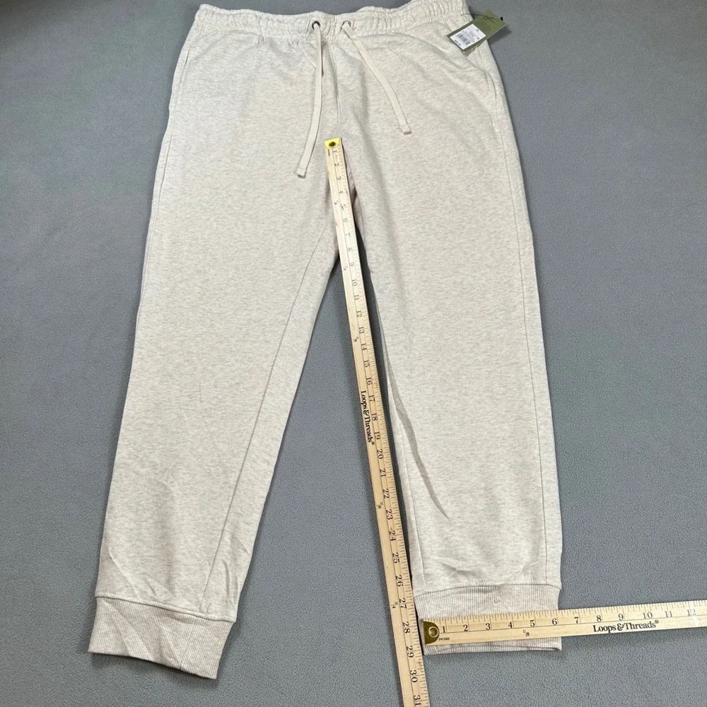 Goodfellow & Co Mens Jogger Pants XL Beige Relaxed Fit Drawstring Elastic W NWT